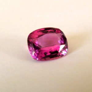 Pink Sapphire 3.48 cts Cushion cut from Ceylon